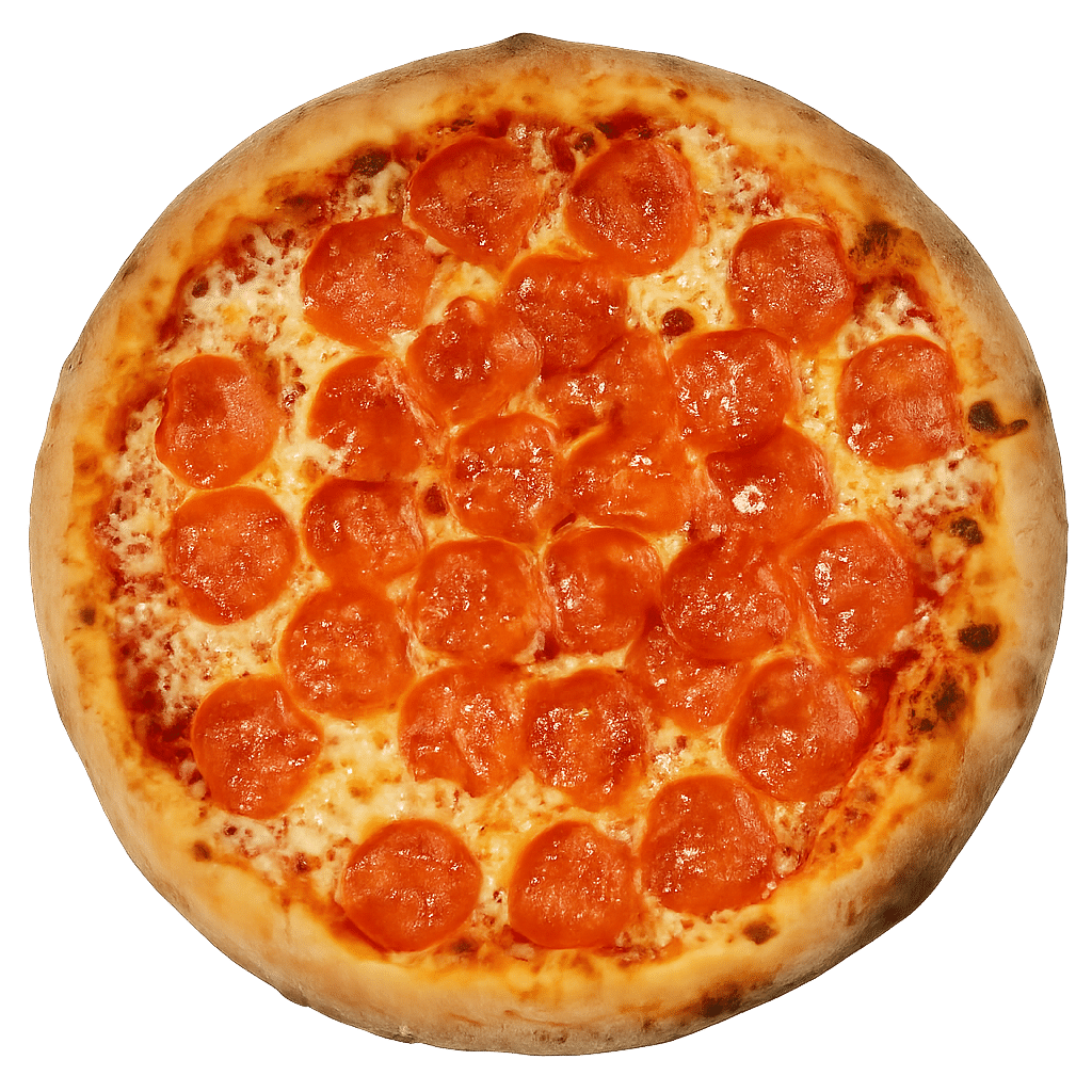 New York Pepperoni pizza with classic pepperoni topping